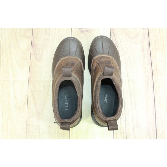 LL Bean Storm Chaser 5 Slip Ons Leather Brown Size 6.5 M - Picture 8 of 9